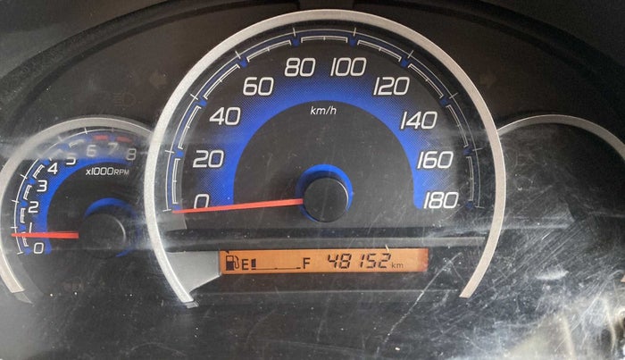 2017 Maruti Wagon R 1.0 VXI, Petrol, Manual, 48,278 km, Odometer Image