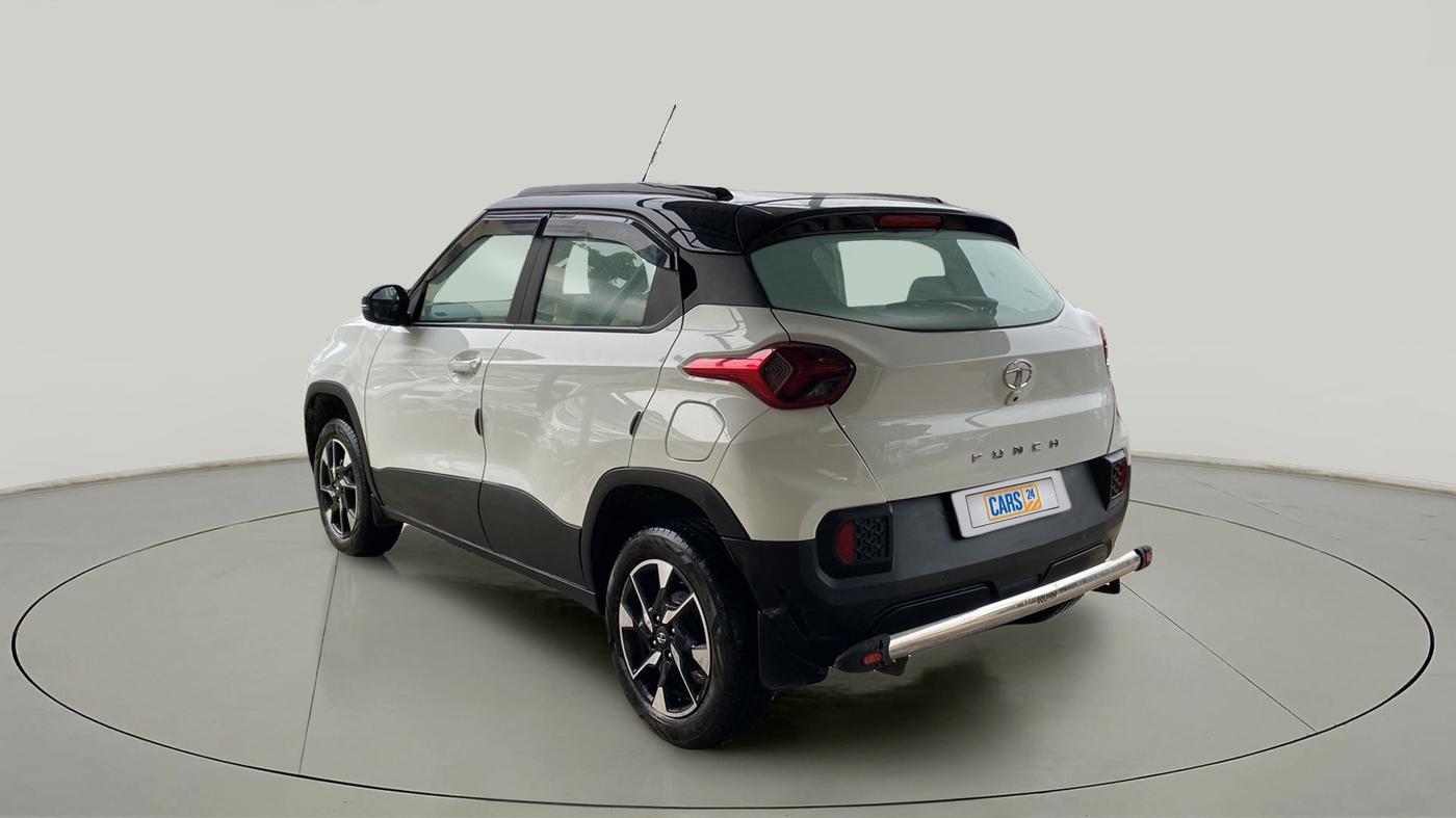 2022 Tata PUNCH CREATIVE AMT 1.2 RTN DUAL TONE, Petrol, Automatic, 6,622 km, Left Back Diagonal