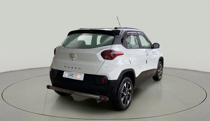 2022 Tata PUNCH CREATIVE AMT 1.2 RTN DUAL TONE, Petrol, Automatic, 6,622 km, Right Back Diagonal