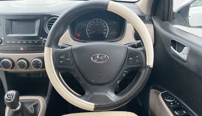 2017 Hyundai Grand i10 SPORTZ 1.2 KAPPA VTVT, Petrol, Manual, 23,538 km, Steering Wheel Close Up