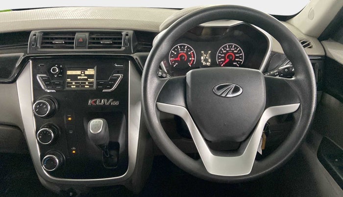 2017 Mahindra Kuv100 K6 6 STR, Petrol, Manual, 64,183 km, Steering Wheel Close Up