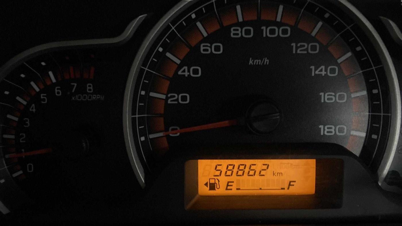 2016 Maruti Alto K10 VXI, CNG, Manual, 58,862 km, Odometer Image