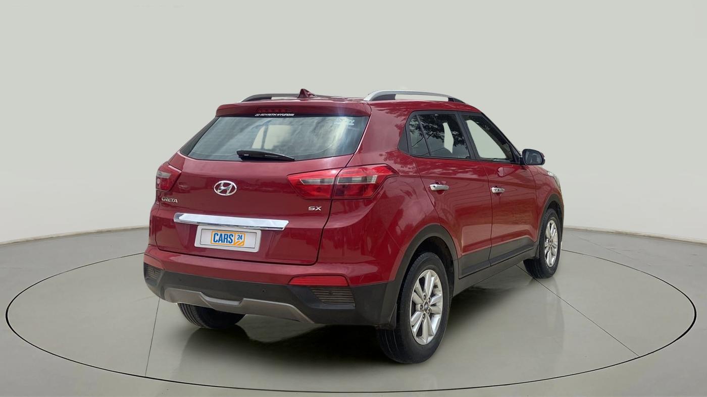 2016 Hyundai Creta SX PLUS 1.6 PETROL, Petrol, Manual, 53,031 km, Right Back Diagonal