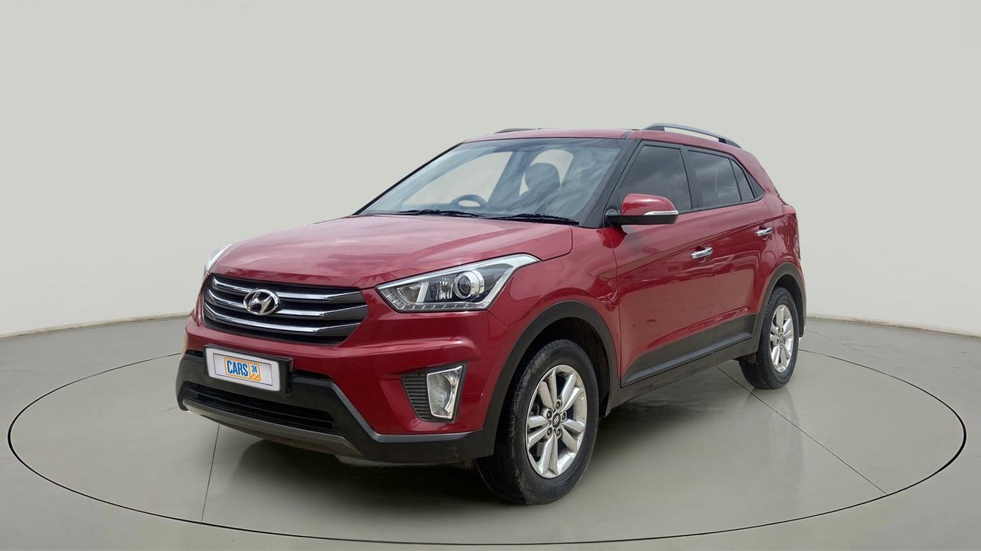 2016 Hyundai Creta SX PLUS 1.6 PETROL, Petrol, Manual, 53,031 km, Left Front Diagonal