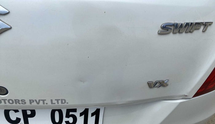 2012 Maruti Swift VXI, Petrol, Manual, 76,043 km, Dicky (Boot door) - Slightly dented