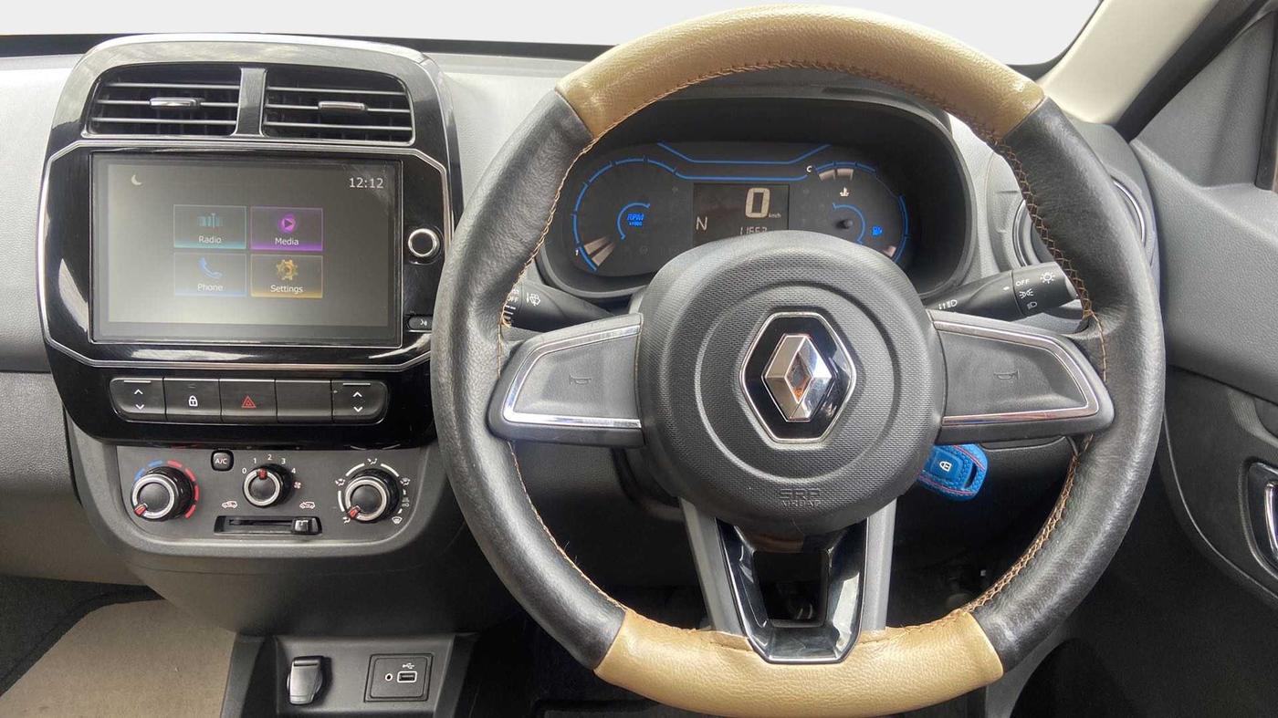 2020 Renault Kwid RXT 1.0 AMT (O), Petrol, Automatic, 11,713 km, Steering Wheel Close Up