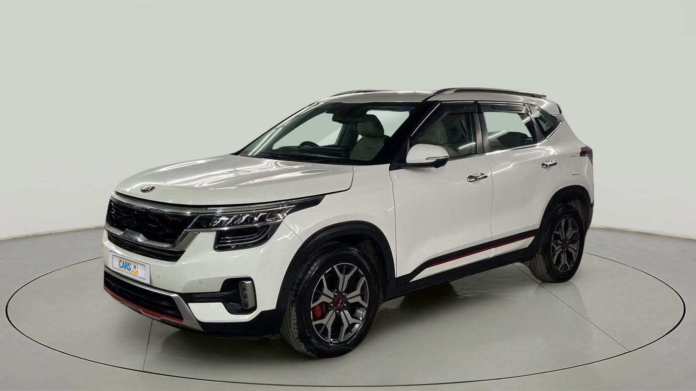 2019 KIA SELTOS GTX PLUS DCT 1.4 PETROL, Petrol, Automatic, 27,626 km, Left Front Diagonal