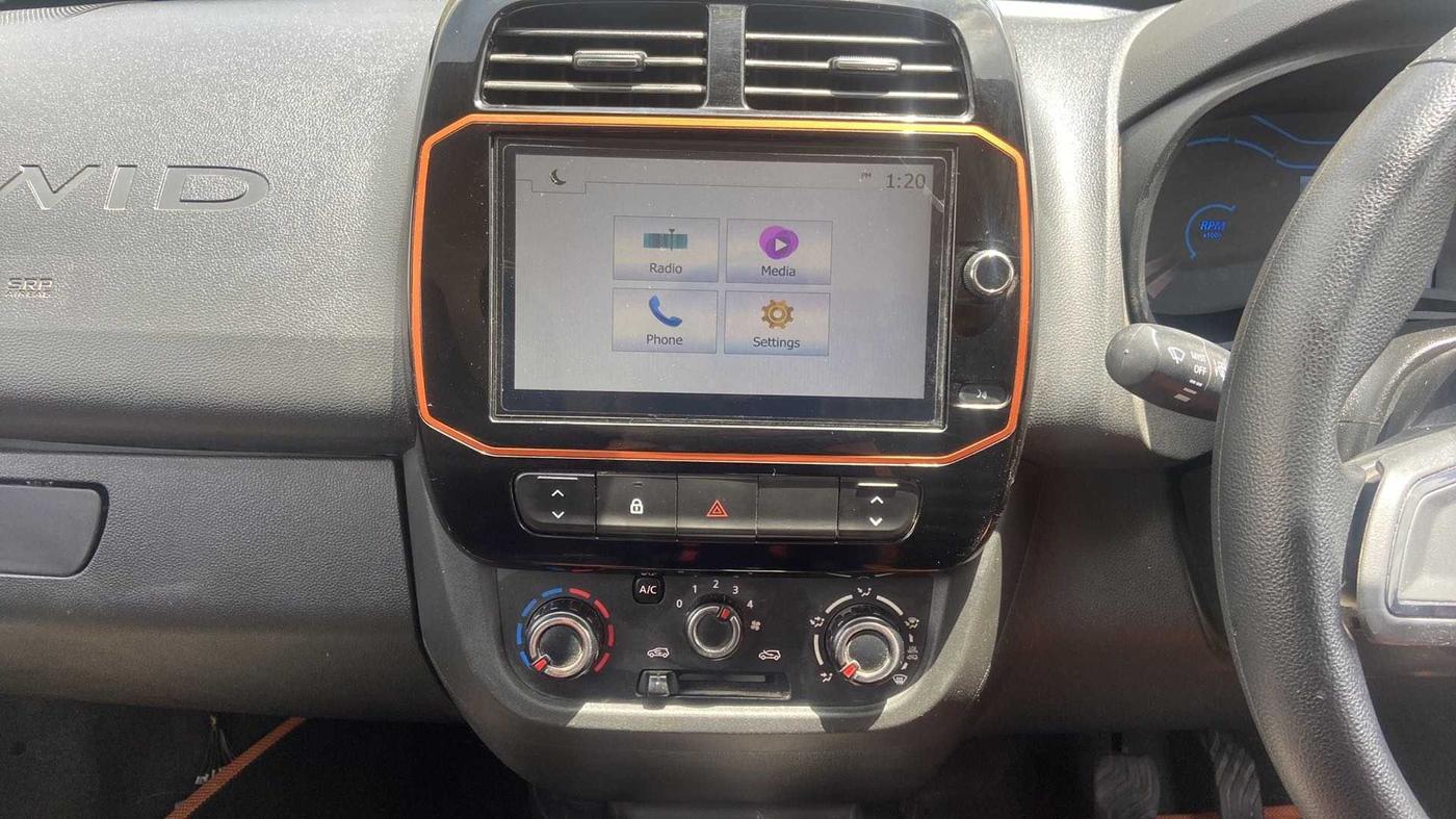 2020 Renault Kwid CLIMBER 1.0 AMT (O), Petrol, Automatic, 7,390 km, Air Conditioner