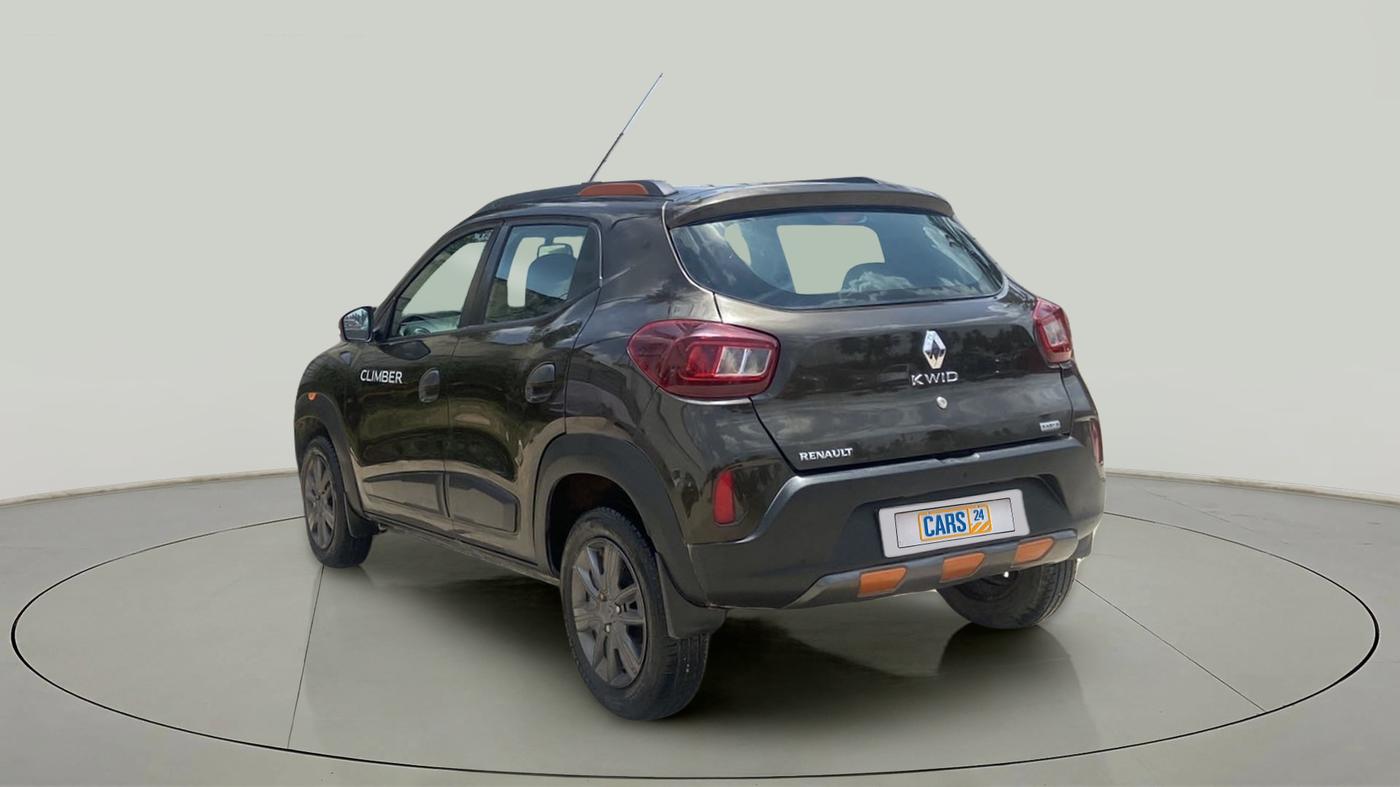 2020 Renault Kwid CLIMBER 1.0 AMT (O), Petrol, Automatic, 7,390 km, Left Back Diagonal
