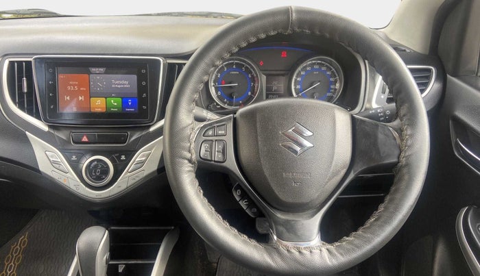 2017 Maruti Baleno DELTA CVT PETROL 1.2, Petrol, Automatic, 39,601 km, Steering Wheel Close Up