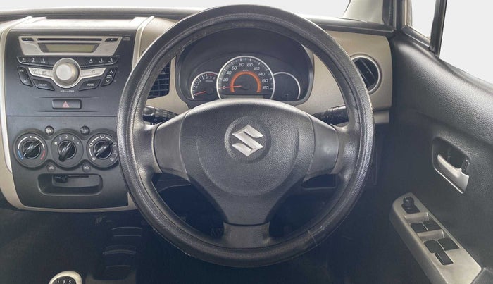 2013 Maruti Wagon R 1.0 VXI, Petrol, Manual, 1,06,550 km, Steering Wheel Close Up
