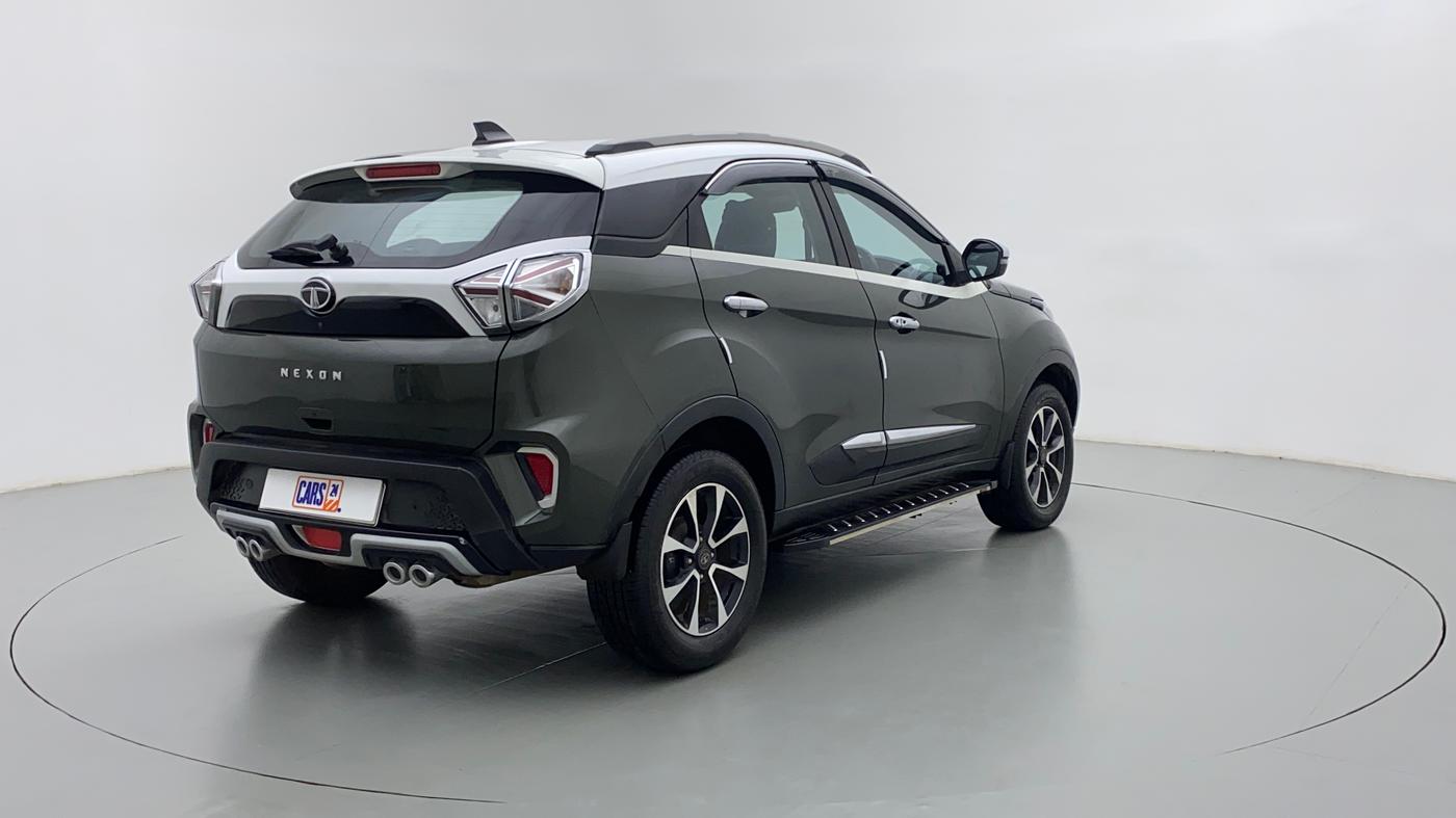 2021 Tata NEXON XZ+ SUNROOF 1.2 RTN, Petrol, Manual, 16,480 km, Right Back Diagonal