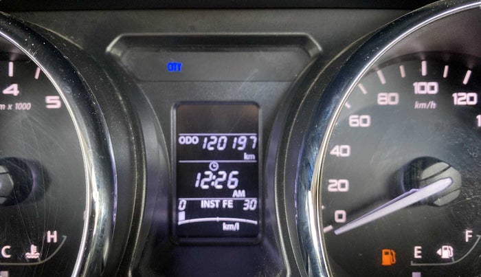 2018 Tata Tiago XZ PETROL, Petrol, Manual, 1,20,667 km, Odometer Image