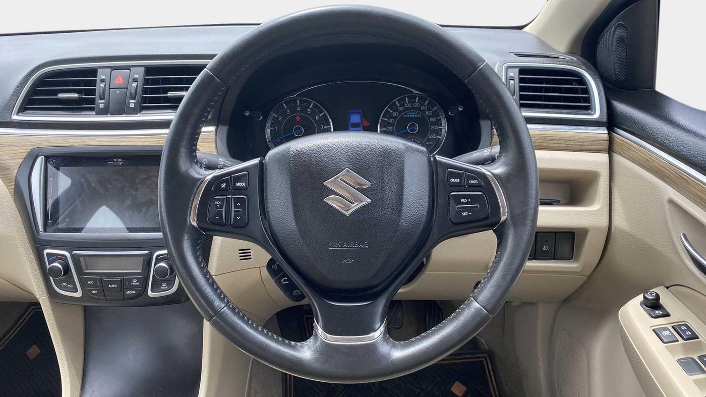 2018 Maruti Ciaz ALPHA 1.5 SHVS PETROL, Petrol, Manual, 23,621 km, Steering Wheel Close Up