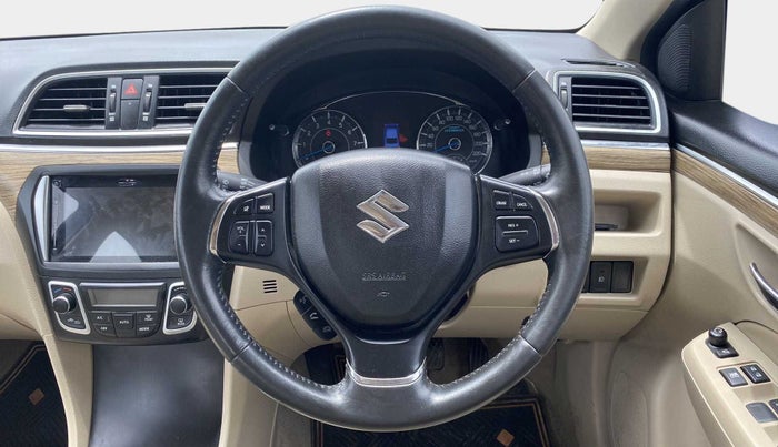 2018 Maruti Ciaz ALPHA 1.5 SHVS PETROL, Petrol, Manual, 23,621 km, Steering Wheel Close Up