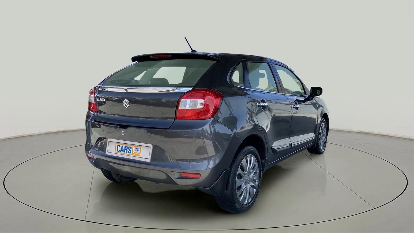 2017 Maruti Baleno ZETA CVT PETROL 1.2, Petrol, Automatic, 65,575 km, Right Back Diagonal