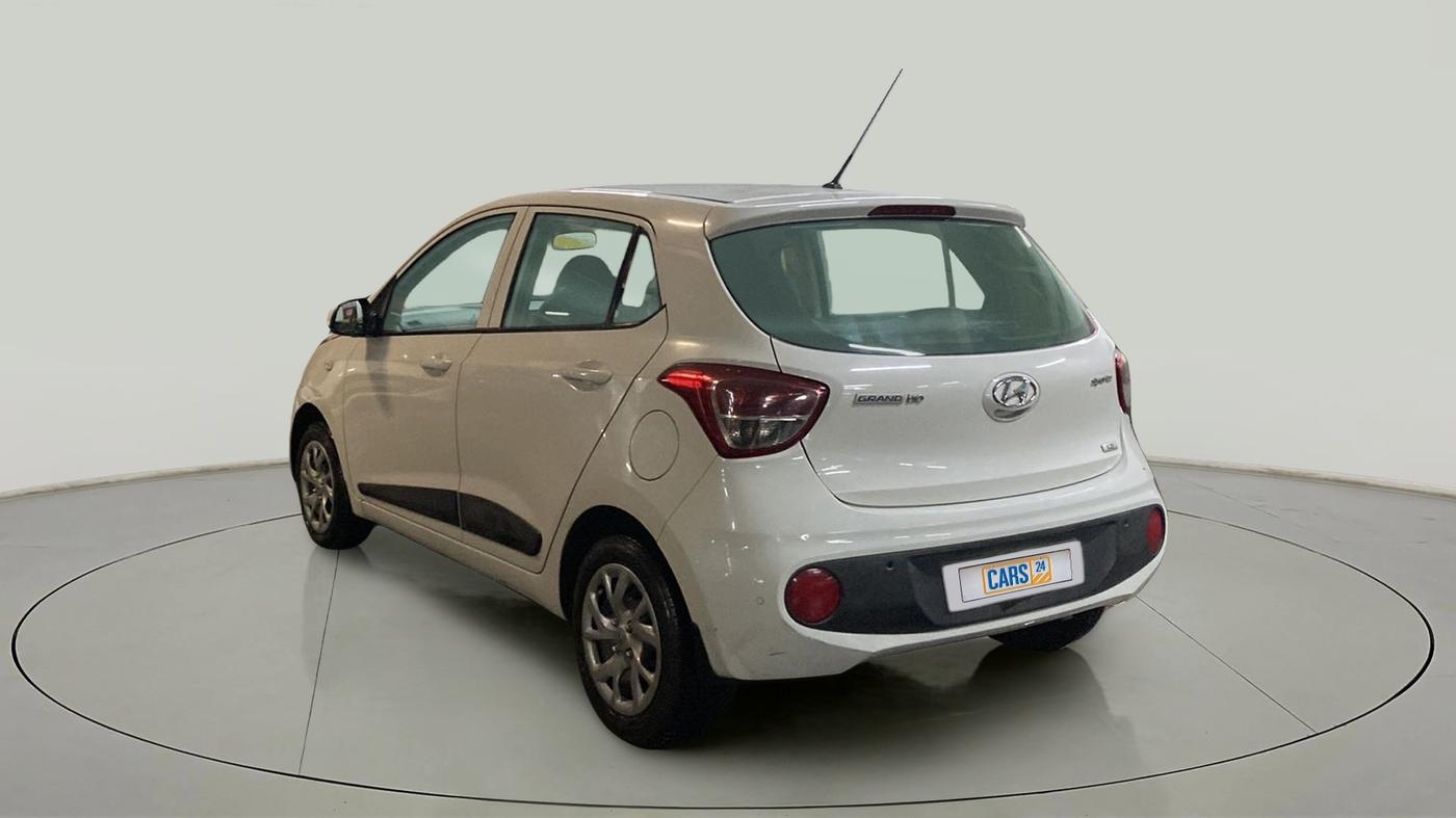 2017 Hyundai Grand i10 SPORTZ 1.2 KAPPA VTVT, Petrol, Manual, 19,754 km, Left Back Diagonal