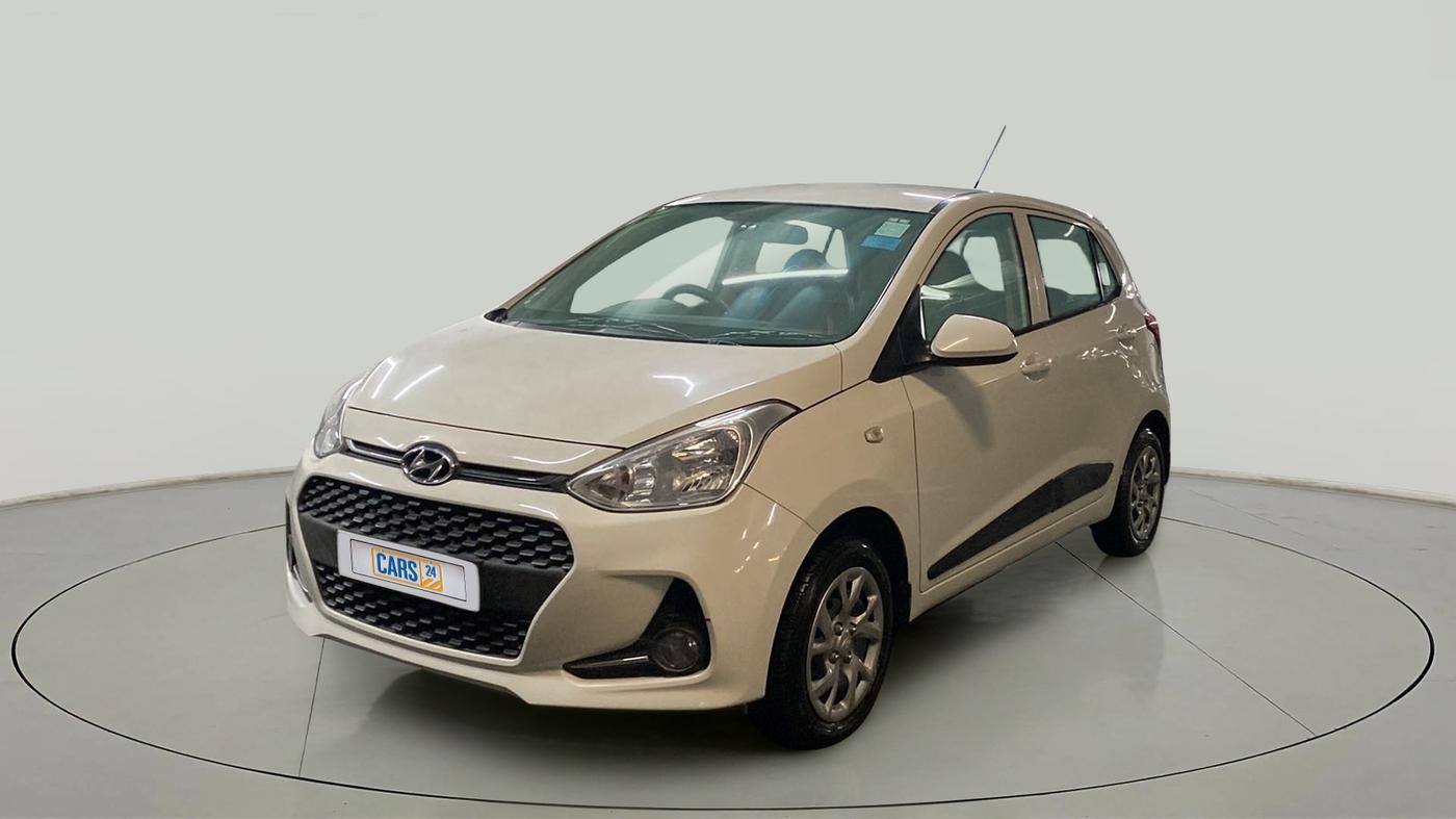 2017 Hyundai Grand i10 SPORTZ 1.2 KAPPA VTVT, Petrol, Manual, 19,754 km, Left Front Diagonal