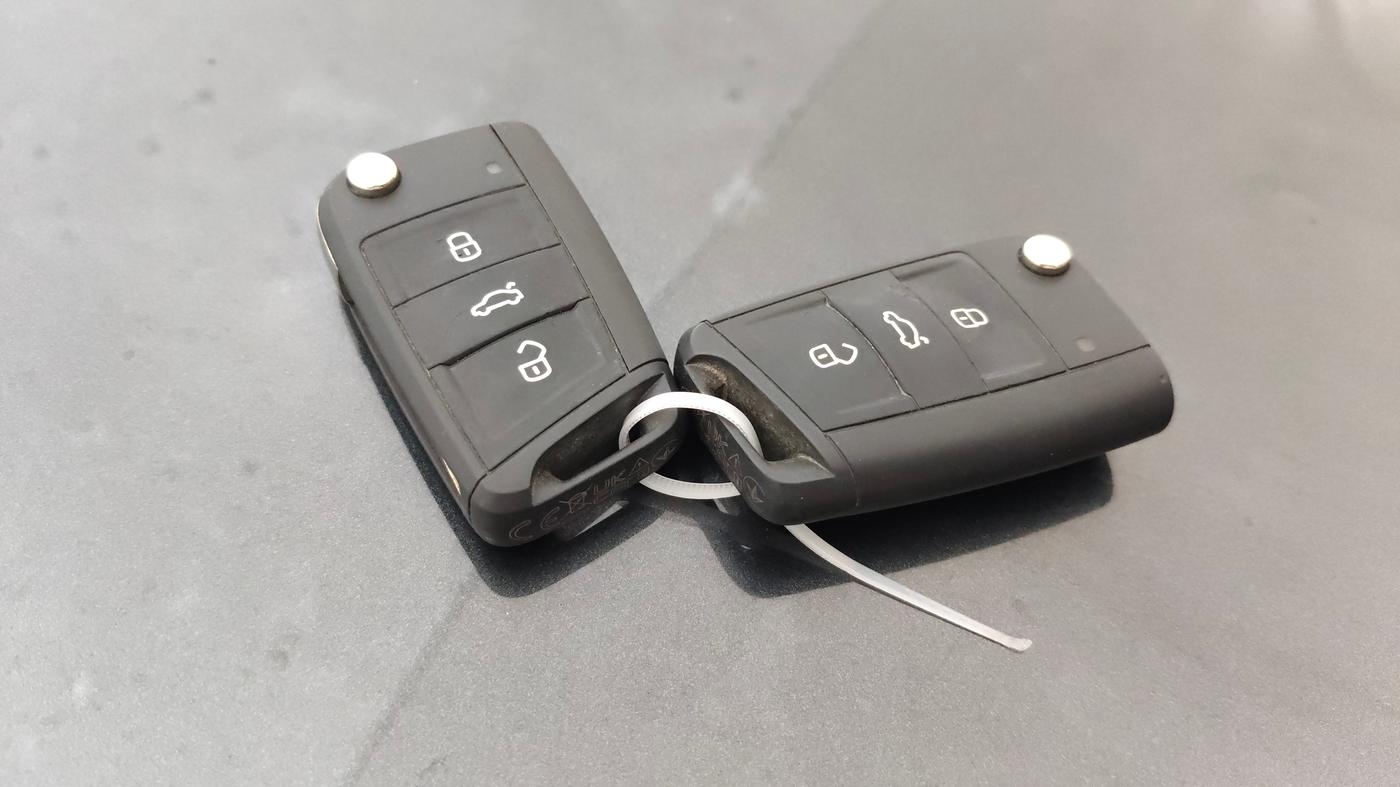 2022 Skoda SLAVIA STYLE 1.5L TSI DSG, Petrol, Automatic, 48,007 km, Key Close Up