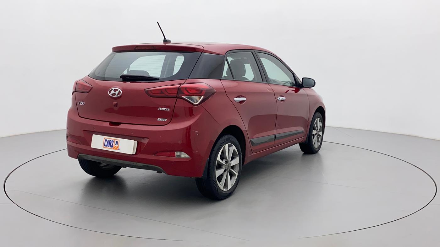 2016 Hyundai Elite i20 ASTA 1.2 (O), Petrol, Manual, 34,509 km, Right Back Diagonal