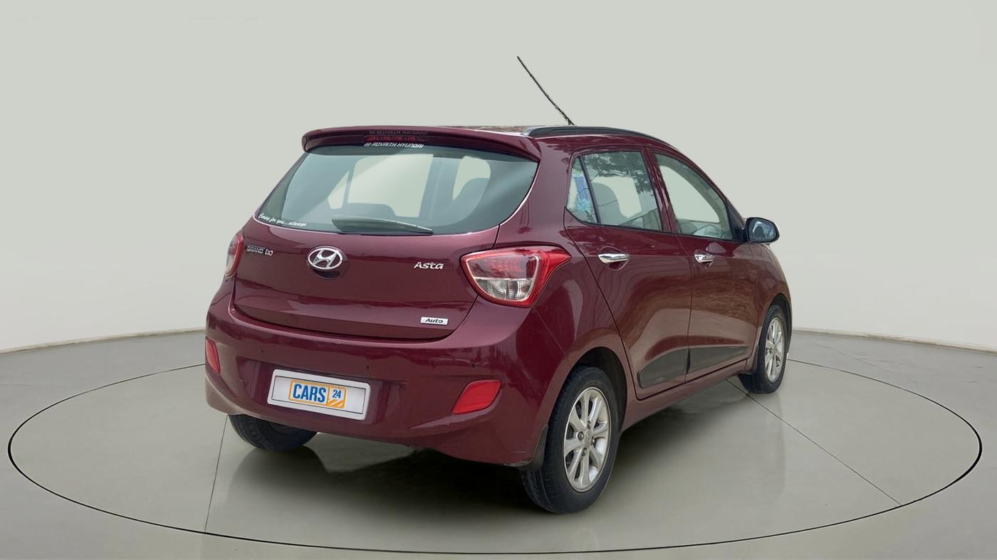 2015 Hyundai Grand i10 ASTA AT 1.2 KAPPA VTVT, Petrol, Automatic, 36,459 km, Right Back Diagonal