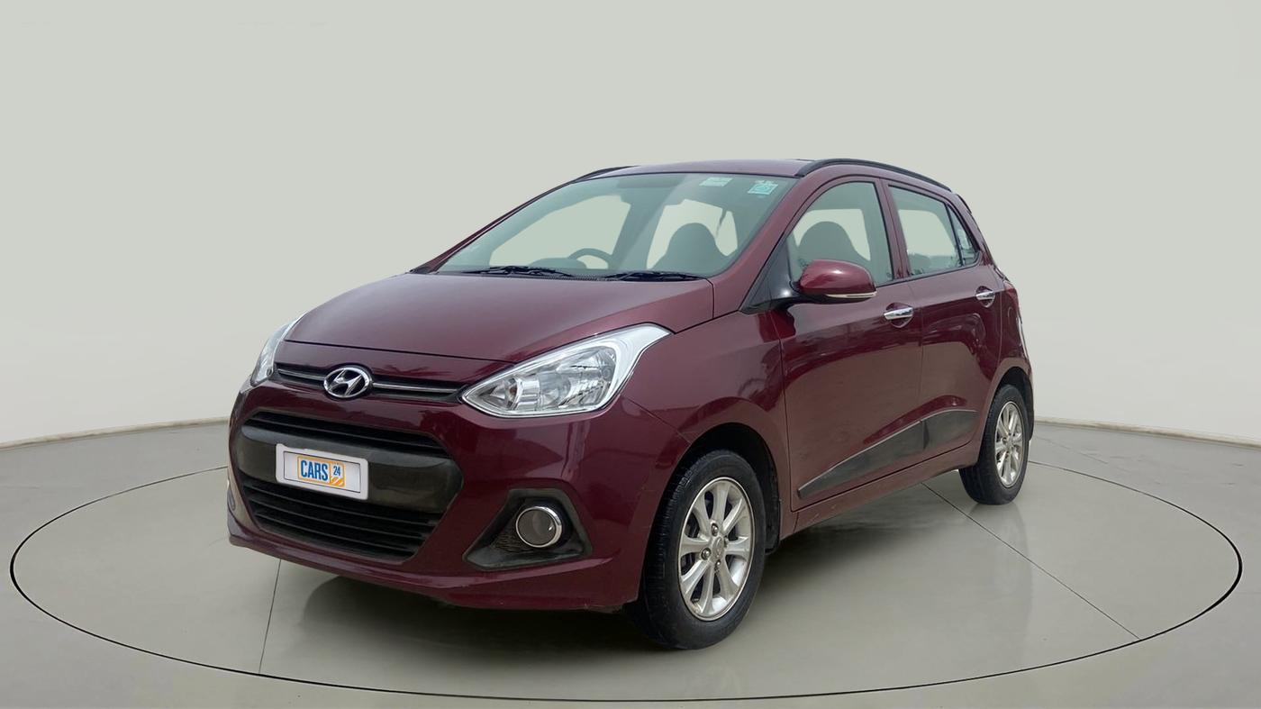2015 Hyundai Grand i10 ASTA AT 1.2 KAPPA VTVT, Petrol, Automatic, 36,459 km, Left Front Diagonal