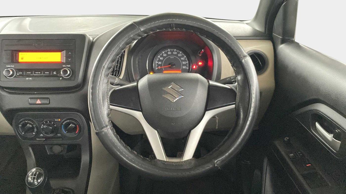 2019 Maruti New Wagon-R VXI 1.0, Petrol, Manual, 19,910 km, Steering Wheel Close Up