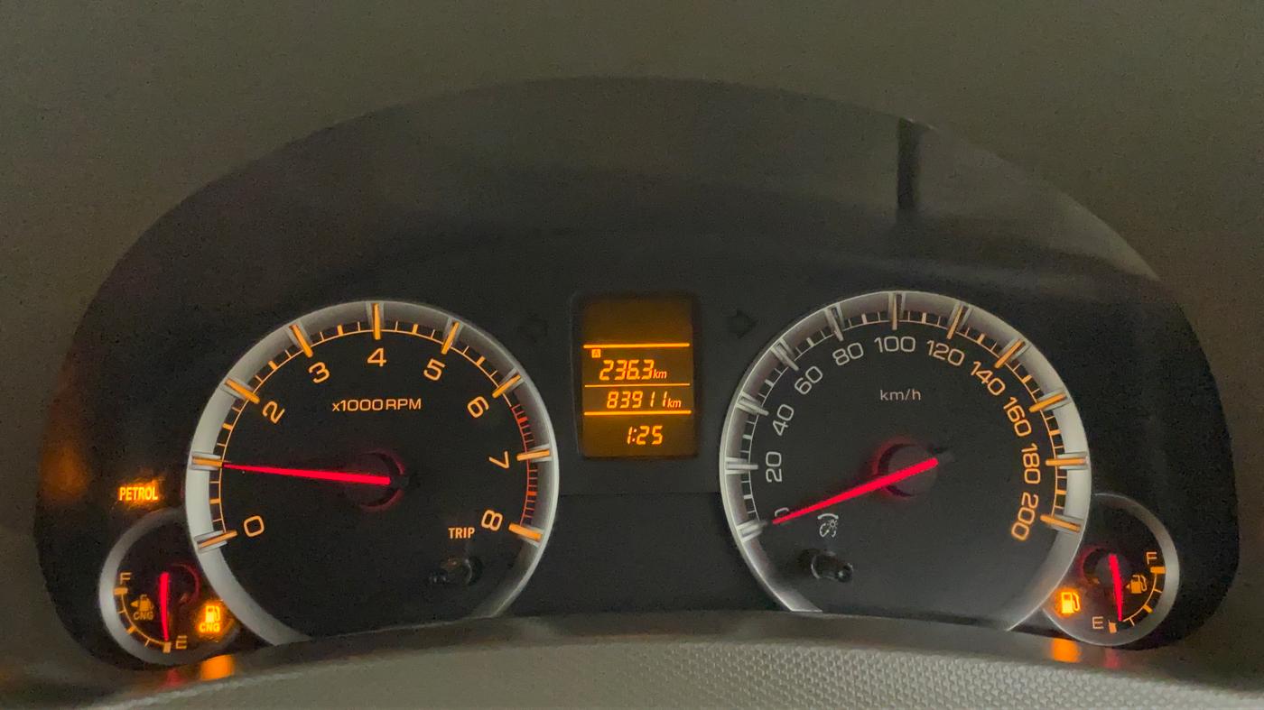 2016 Maruti Ertiga VXI CNG, CNG, Manual, 83,911 km, Odometer Image