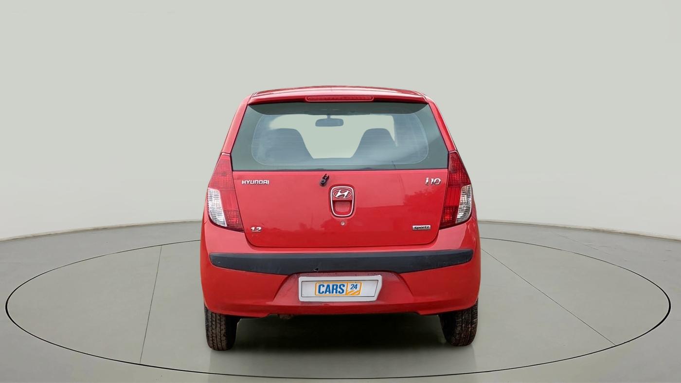 2010 Hyundai i10 SPORTZ 1.2, Petrol, Manual, 60,846 km, Back/Rear
