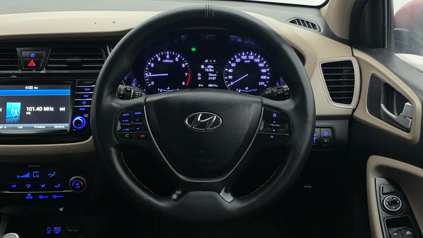 2015 Hyundai Elite i20 ASTA 1.2, Petrol, Manual, 98,911 km, Steering Wheel Close Up