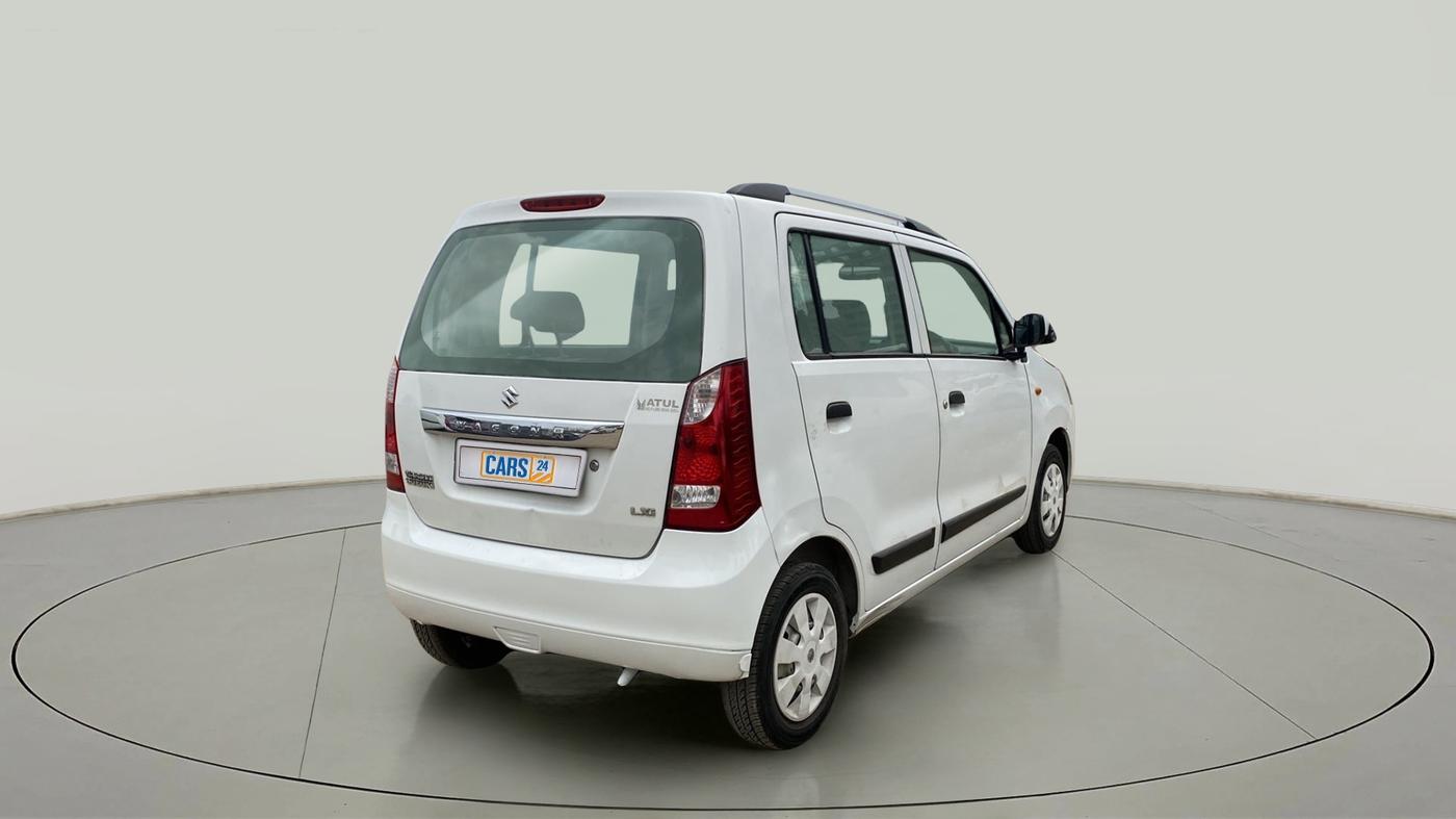2012 Maruti Wagon R 1.0 LXI, CNG, Manual, 56,336 km, Right Back Diagonal