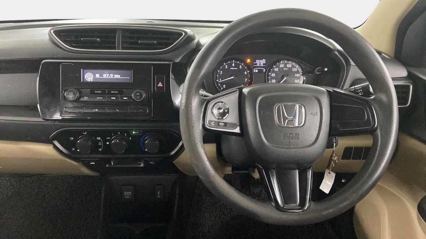 2020 Honda Amaze 1.2L I-VTEC S, Petrol, Manual, 54,021 km, Steering Wheel Close Up