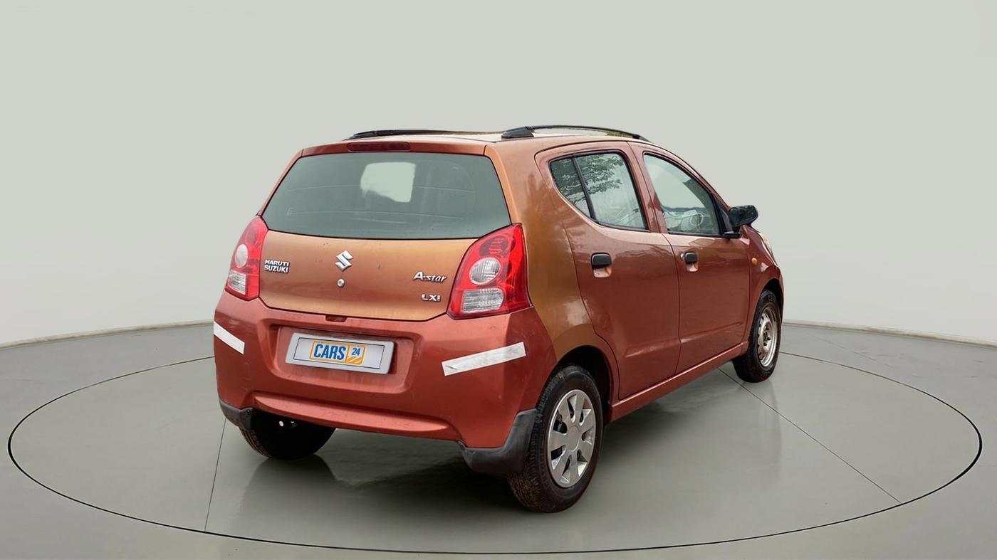 2013 Maruti A Star LXI, Petrol, Manual, 39,444 km, Right Back Diagonal