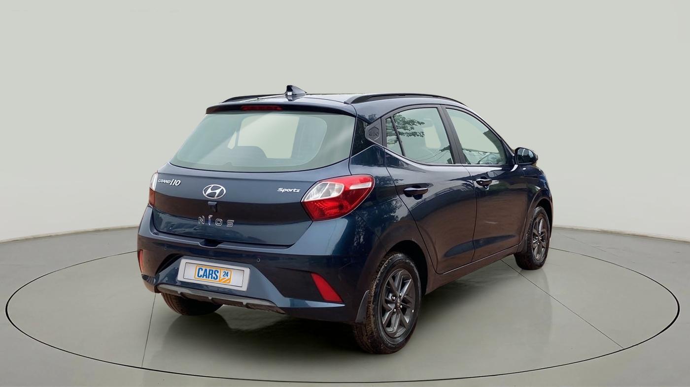 2020 Hyundai GRAND I10 NIOS SPORTZ 1.2 KAPPA VTVT, Petrol, Manual, 44,694 km, Right Back Diagonal