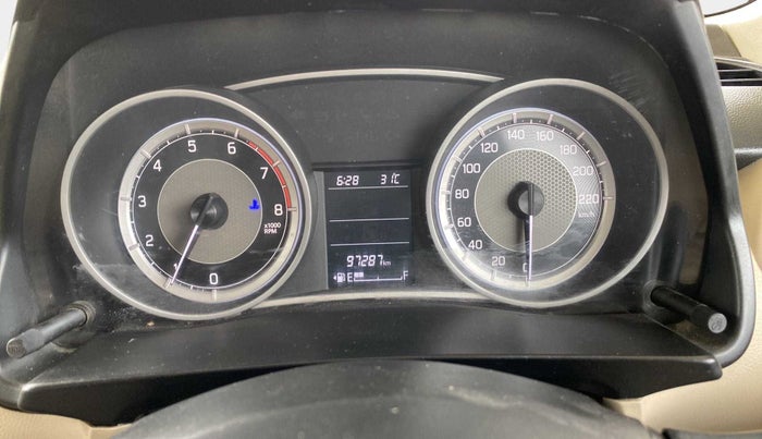 2018 Maruti Dzire ZXI, Petrol, Manual, 97,254 km, Odometer Image