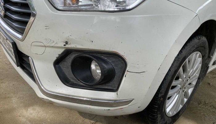 2018 Maruti Dzire ZXI, Petrol, Manual, 97,254 km, Front bumper - Minor scratches