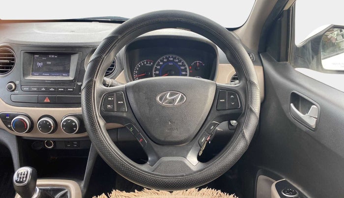 2017 Hyundai Grand i10 SPORTZ 1.2 KAPPA VTVT, CNG, Manual, 84,058 km, Steering Wheel Close Up