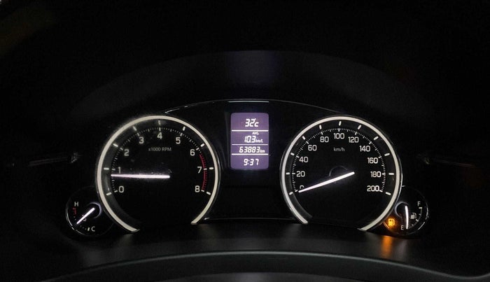 2017 Maruti Ciaz VXI+, Petrol, Manual, 63,866 km, Odometer Image