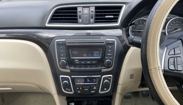 2017 Maruti Ciaz ZETA 1.4  MT PETROL, Petrol, Manual, 66,554 km, Air Conditioner