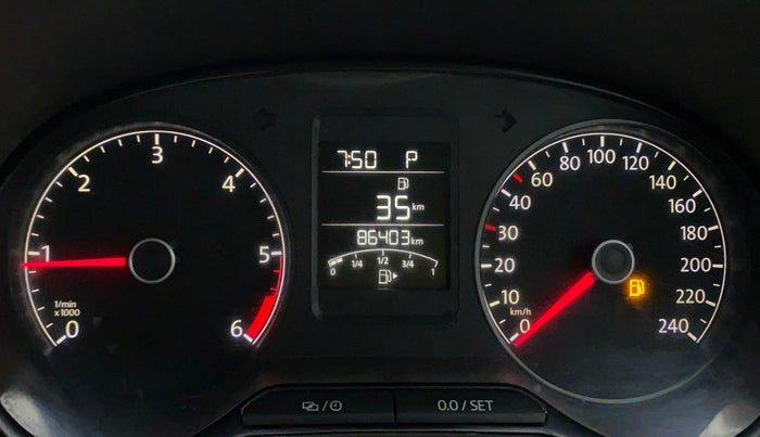 2017 Volkswagen Vento HIGHLINE 1.5 AT, Diesel, Automatic, 86,403 km, Odometer Image