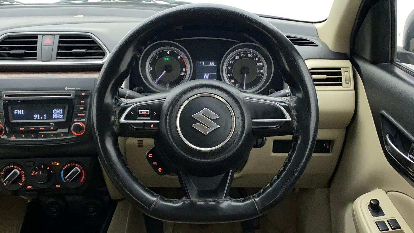 2018 Maruti Dzire VDI AMT, Diesel, Automatic, 93,856 km, Steering Wheel Close Up