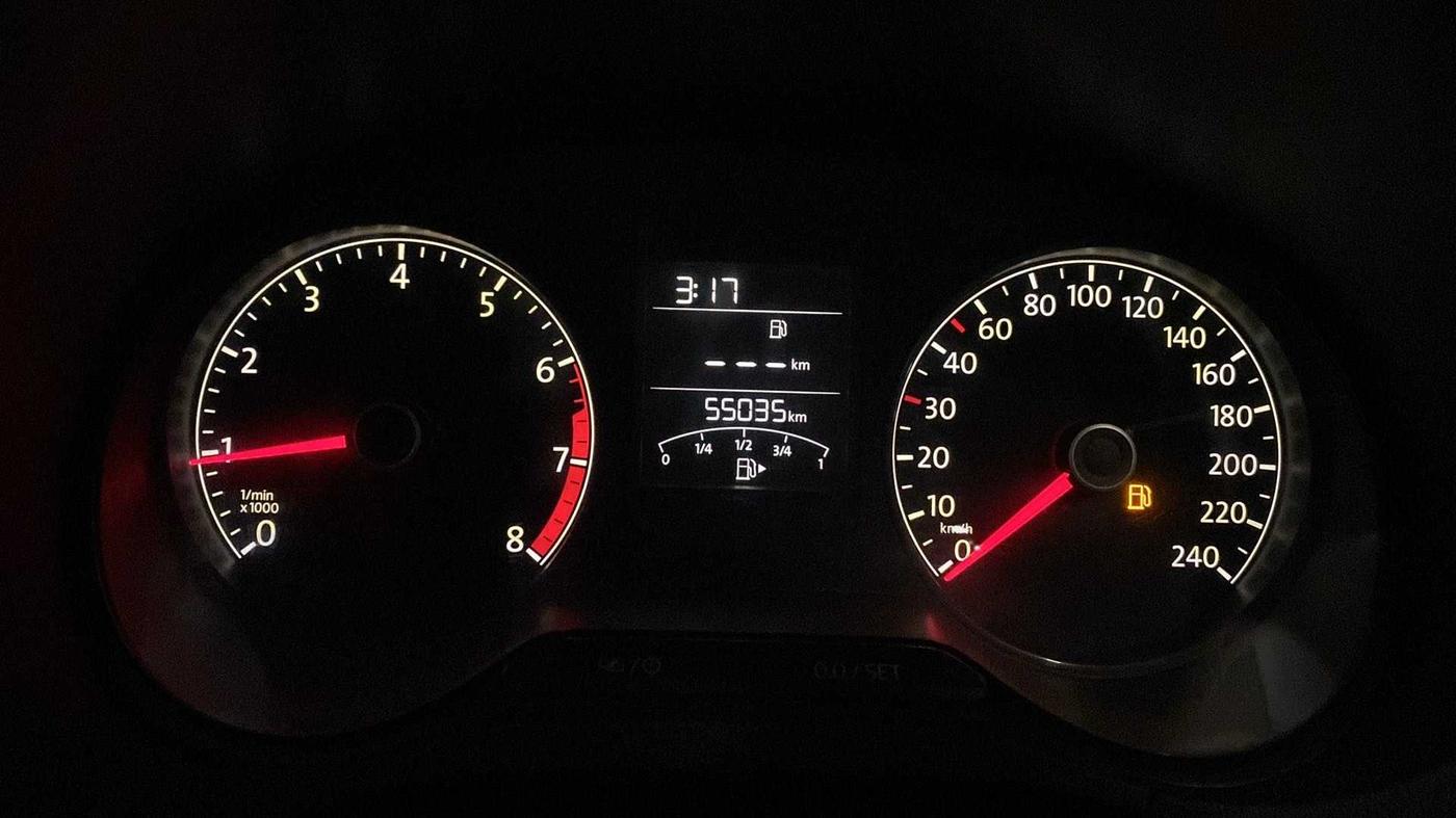 2017 Volkswagen Polo COMFORTLINE 1.2L, Petrol, Manual, 55,025 km, Odometer Image