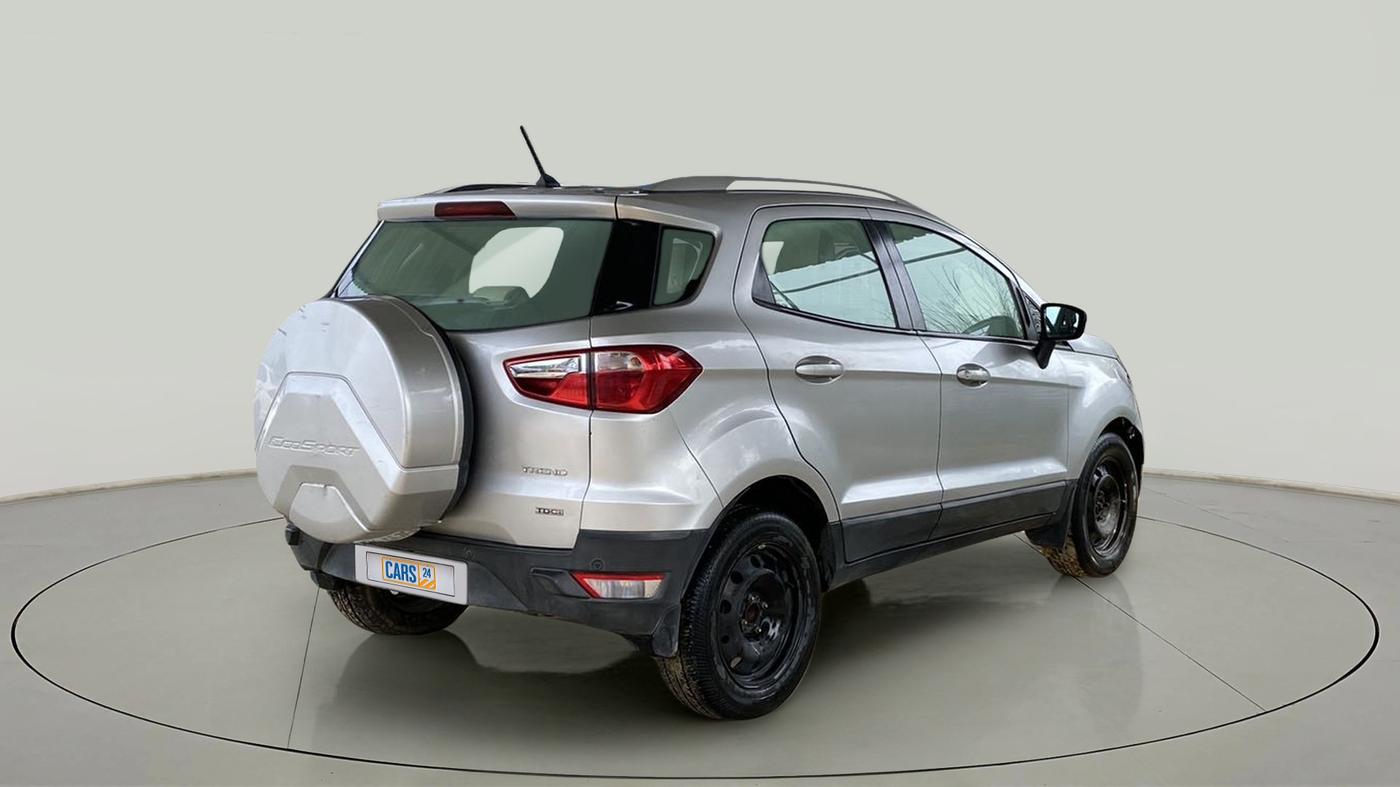 2018 Ford Ecosport TREND+ 1.5L DIESEL, Diesel, Manual, 60,200 km, Right Back Diagonal