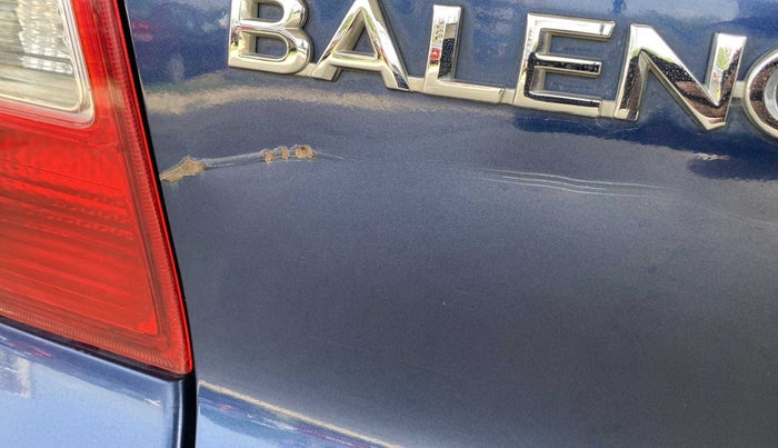 2019 Maruti Baleno DELTA PETROL 1.2, Petrol, Manual, 37,534 km, Dicky (Boot door) - Slightly rusted