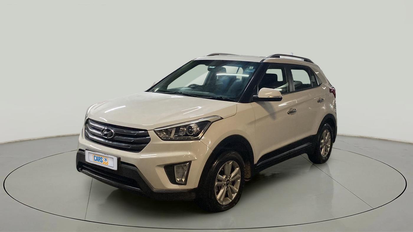2017 Hyundai Creta SX PLUS 1.6 PETROL, Petrol, Manual, 64,015 km, Left Front Diagonal
