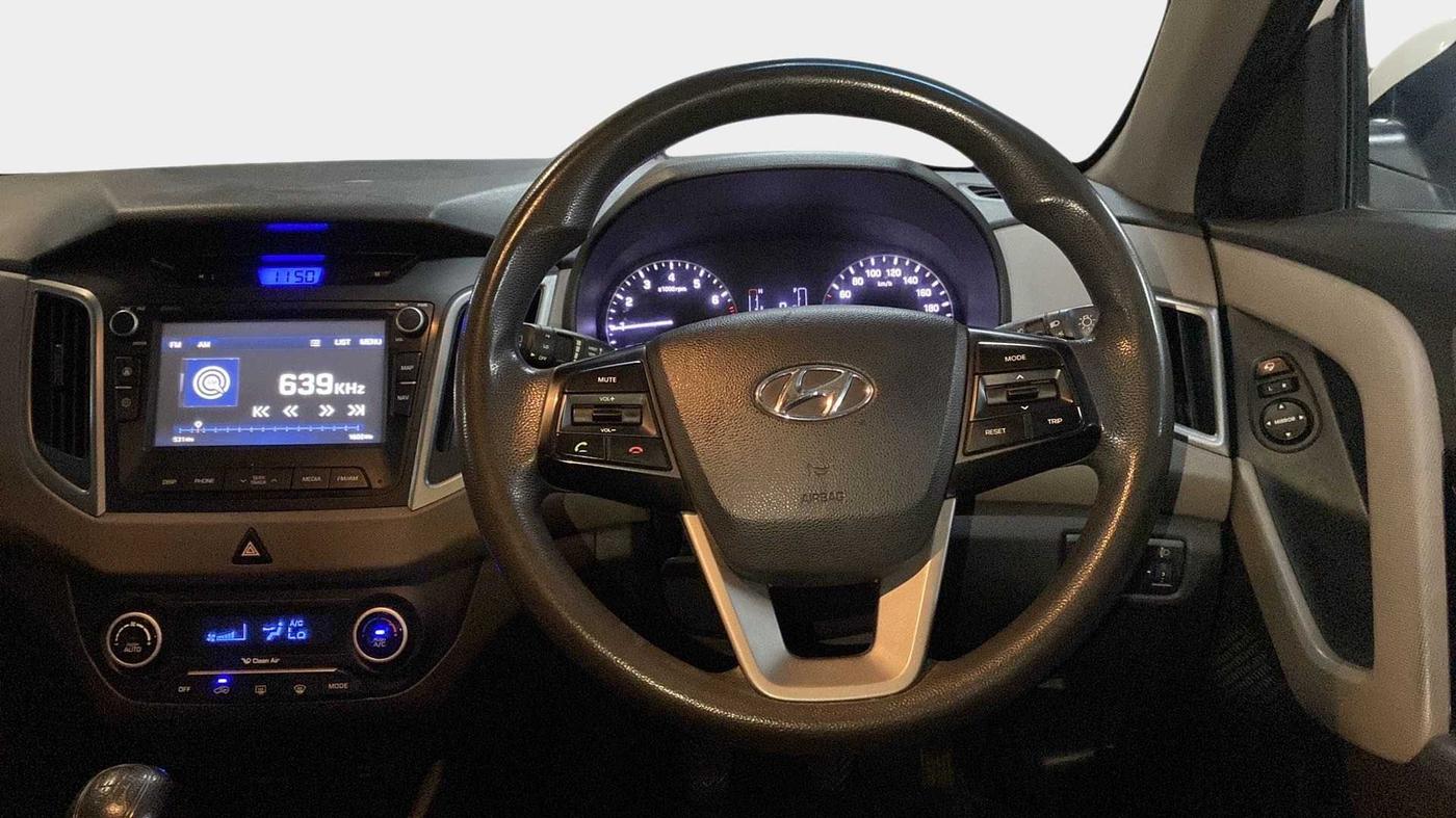 2017 Hyundai Creta SX PLUS 1.6 PETROL, Petrol, Manual, 64,015 km, Steering Wheel Close Up