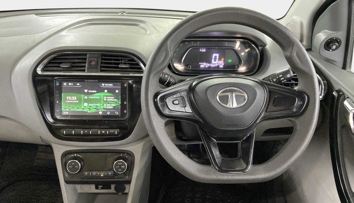 2021 Tata TIGOR XZ PLUS PETROL, Petrol, Manual, 38,511 km, Steering Wheel Close Up