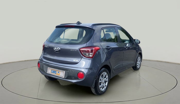 2017 Hyundai Grand i10 SPORTZ (O) 1.2 KAPPA VTVT, Petrol, Manual, 59,095 km, Right Back Diagonal