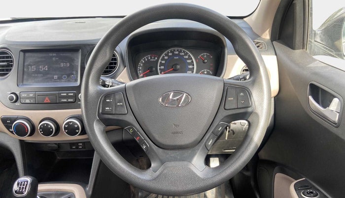 2017 Hyundai Grand i10 SPORTZ (O) 1.2 KAPPA VTVT, Petrol, Manual, 59,095 km, Steering Wheel Close Up