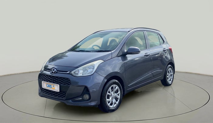 2017 Hyundai Grand i10 SPORTZ (O) 1.2 KAPPA VTVT, Petrol, Manual, 59,095 km, Left Front Diagonal